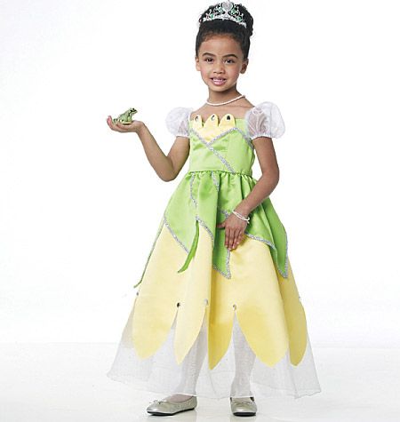 M6183 Patron 4 Robes Enfant Carnaval Princesses 2 5 MCL  