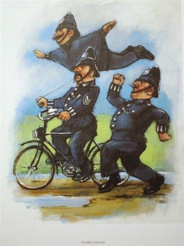 Barry Leighton Jones Flying Squad police NEW PRINT  