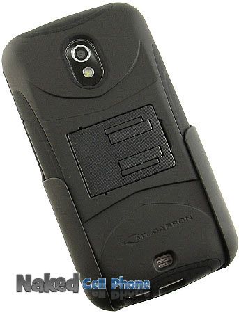 MY.CARBON BLACK CASE + HOLSTER COMBO FOR SAMSUNG GALAXY NEXUS