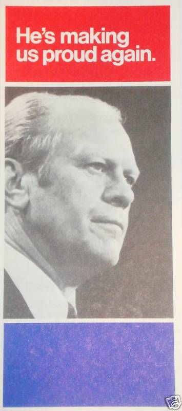 GERALD FORD Pin pinback badge button Campaign 1976 dole  