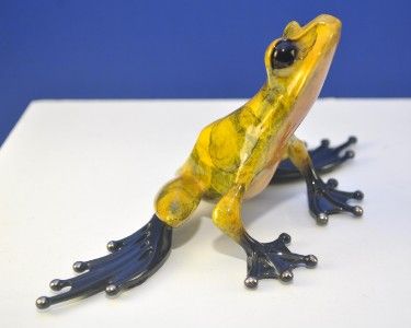 WHATS UP by Frogman Tim Cotterill Bronze Frog  