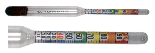 2x ALCOHOL HYDROMETER FOR MOONSHINE & WHISKEY  