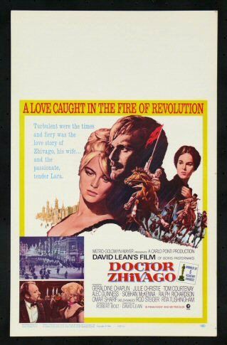 DOCTOR ZHIVAGO * ORIG WC MOVIE POSTER 1965  