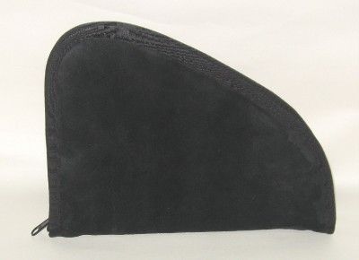 Genuine Suede Leather HANDGUN / PISTOL CASE 10 x 7.5  