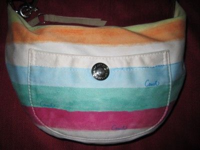 100% Authentic COACH Handbag Purse 10021 Summer Signature Tote Purse 