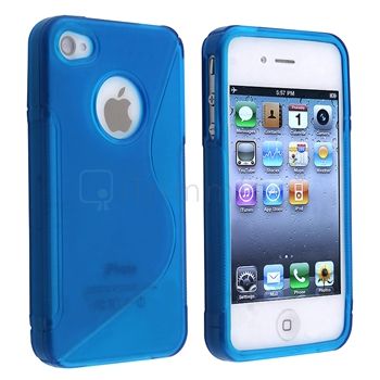 item accessory Rubber Gel Plastic Back Case Cover For iPhone 4 4G s 