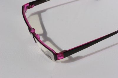 Pablo Zanetti Clear Len purple Eyeglasses half rimless  