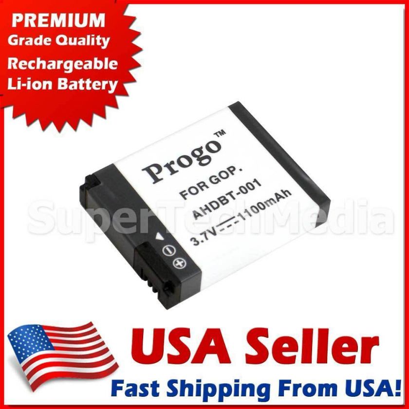 New Replace Battery For GoPro Hero HD Camera AHDBT 001 AHDBT001  