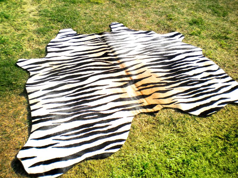 TIGER Print/Printed COWHIDE SKIN Rug COW HIDE DC3134  