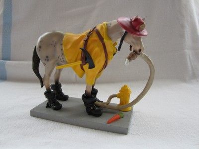 Painted Ponies #1453 FIREMAN PONY 2e/5701 Black Box  