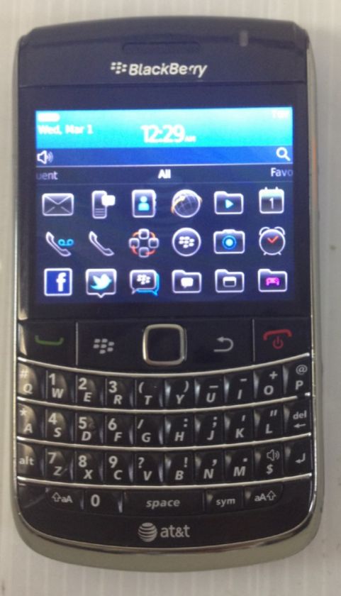 RIM Blackberry 9700 Bold 2 UNLOCKED T Mobile AT&T 3 MP Camera GSM 3G 