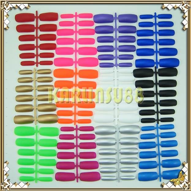 12 Sets Mixed Color False French Acrylic Nail Tips Bulk  