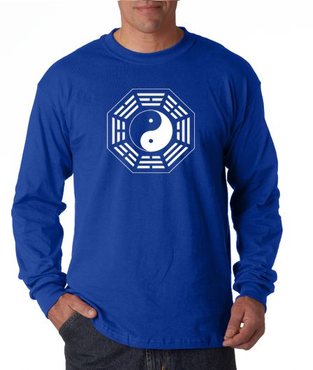 Ying Yang Chi Taoist Long Sleeve Tee Shirt  