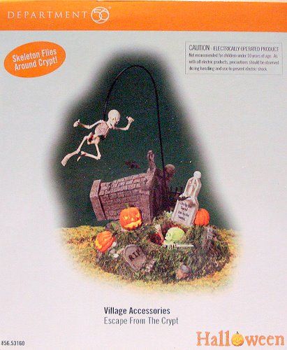 DEPT 56 Creepy Lighted Yard HALLOWEEN Snow 53242  