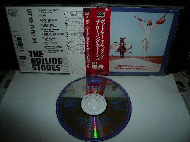 ROLLING STONES GET YER YA YAS OUT JAPAN CD OBI 2575yen  