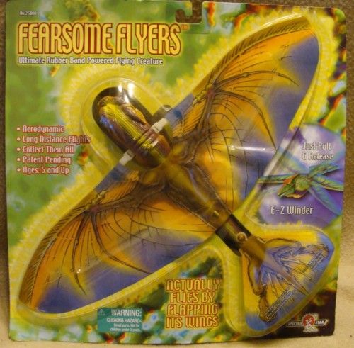 RARE * SPECTRA STAR FEARSOME FLYERS RUBBER BAND POWERED  