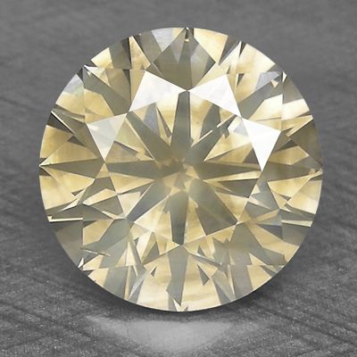 FIERY 1.02 Cts WOW SPARKLING YELLOWISH GRAY NATURAL DIAMOND SI1  