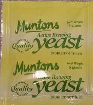 Packets Muntons Active Dry Yeast For Extract Brews or Brewing with 