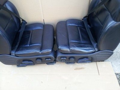 04 08 Ford F150 LARIAT FX4 EXT CAB SPORT BLACK Leather bucket Seats 