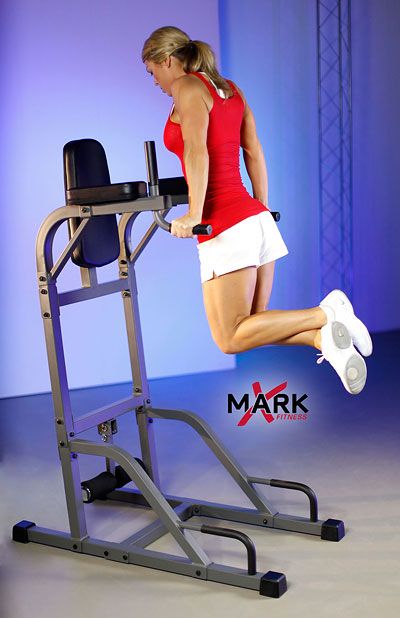 XMark Vertical Knee Raise with Dip Station XM 4437 846291001247  