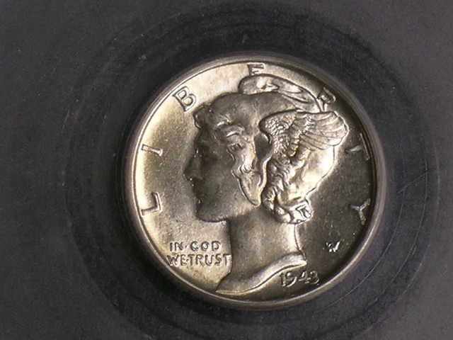 1943 Very Choice BU Mercury Dime (bxh 1)  