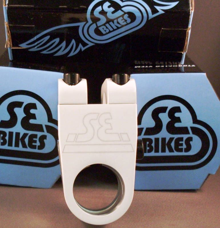 SE Strangler Handlebar Stem BMX 1 1/8 22.2 mm White  