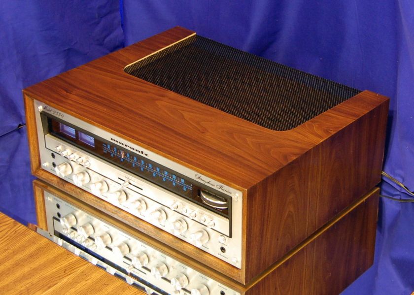 RESTORED Stunning Marantz 2330 Stereo Receiver & Walnut Cabinet ~ N 