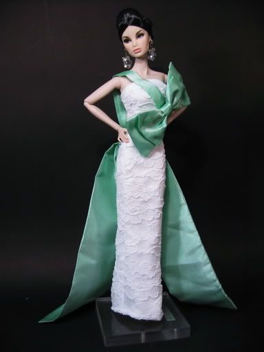 Eaki Evening Dress Model Muse Outfit Gown Silkstone Barbie Fashion 