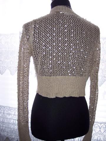 White House Black Market sequin sweater L  