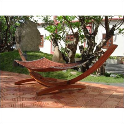 Vifah Arc Wood Hammock Stand V138G  