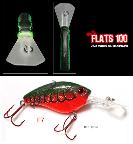 PAYO FLATS Special Crankbait Lure 55mm 12g Red Craw  