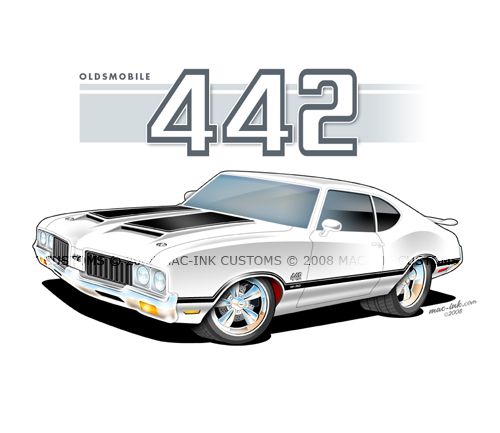 70 Oldsmobile 442 PRO TOUR T Shirt 1970 EM  