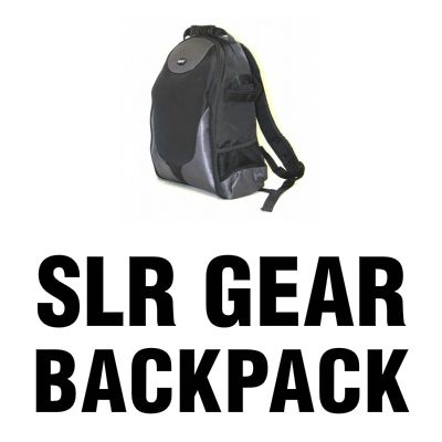 Large Backpack for DSLR Photo Gear (BLACK)  