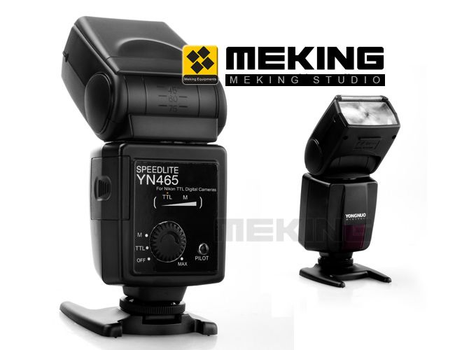 YN 465 TTL Speedlite dedicated i TTL for Nikon DSLR cameras