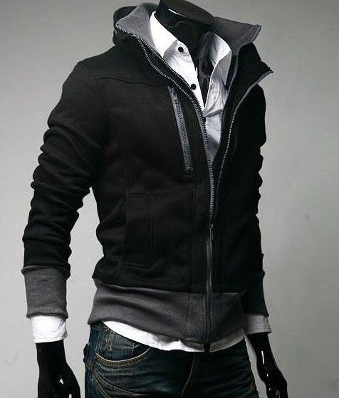   Slim Sexy Top Designed Hoodies Jacket Korean Fashion S M L XL  