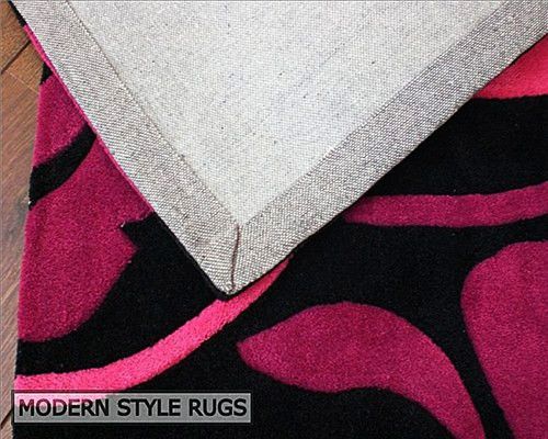 black purple pink modern hallway runner 60cm x 220cm 5ft