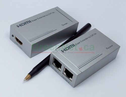 HDMI EXTENDER OVER CAT5E 6E BOOSTER 1080P REPEATER 60M  