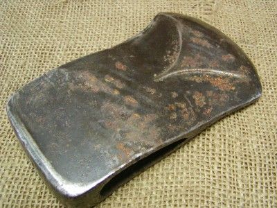   BEST Hatchet Head Antique Tool Old Lumberjack Rare Design 6355  