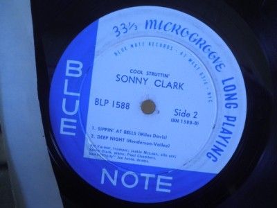 SONNY CLARK COOL STRUTTIN ORIG BLUE NOTE US LP 1588 47W 63rd DG  