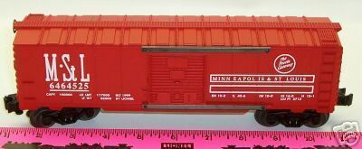 Lionel New 6464 525 Minneapolis & St. Louis boxcar  