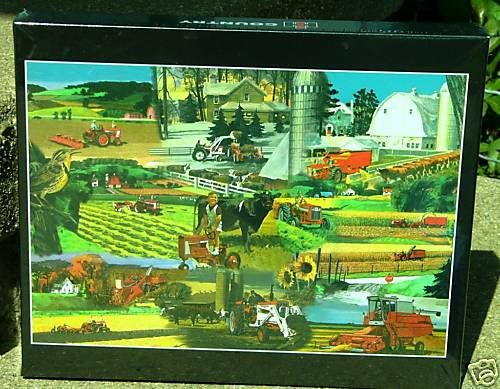   COUNTRY Jigsaw Puzzle 706 Tractor, 915 Combine, Pedal Tractor  