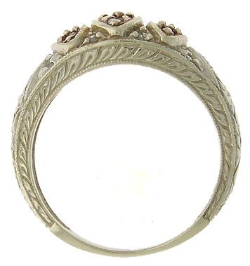 50ct. DIAMOND 14k VINTAGE RING/BAND ~ BARGAIN SCRAP PRICE  