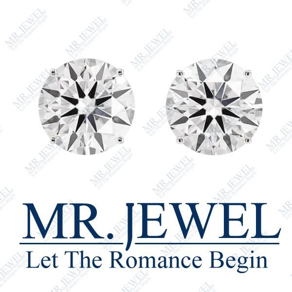 STERLING SILVER 925 5MM ROUND CZ STUD EARRINGS  