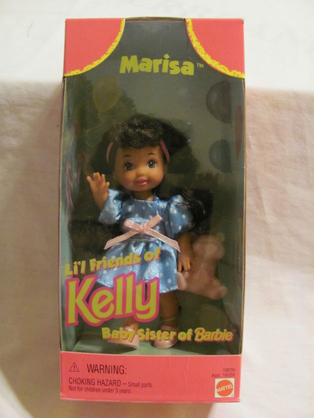   FRIENDS OF KELLY BABY SISTER BARBIE DOLL 18036 16058 1997 LIL  