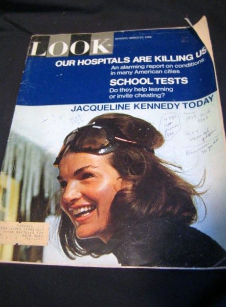 LOOK magazine President JFK Kennedy 1966 1967 VINTAGE  