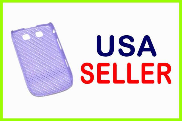 NEW PURPLE BLACKBERRY 9800 9810 TORCH MESH PLASTIC CASE ★★   