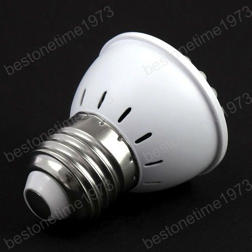 2W 38 LED E27 White Energy Saving Light Bulb 110V 220V 1989  