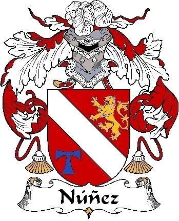 Family Crest 6 Decal  Spanish  Núñez  