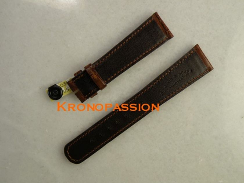 Lange & Sohne Brown Matte Alligator Strap 20mm New   