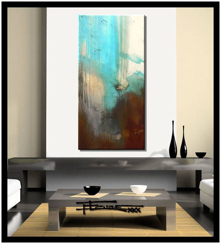 HUGE MODERN ABSTRACT PAINTINGFINE ARTELOISExxx  